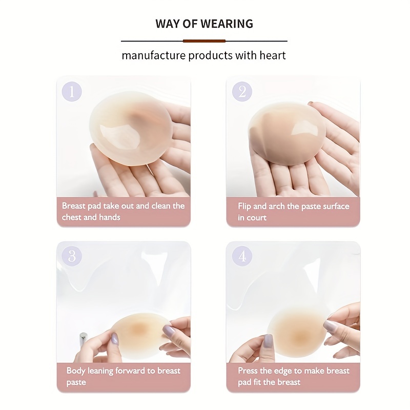 Washable,Reusable Non- Adhesive silicone nipple covers made out of Silicone  Beige