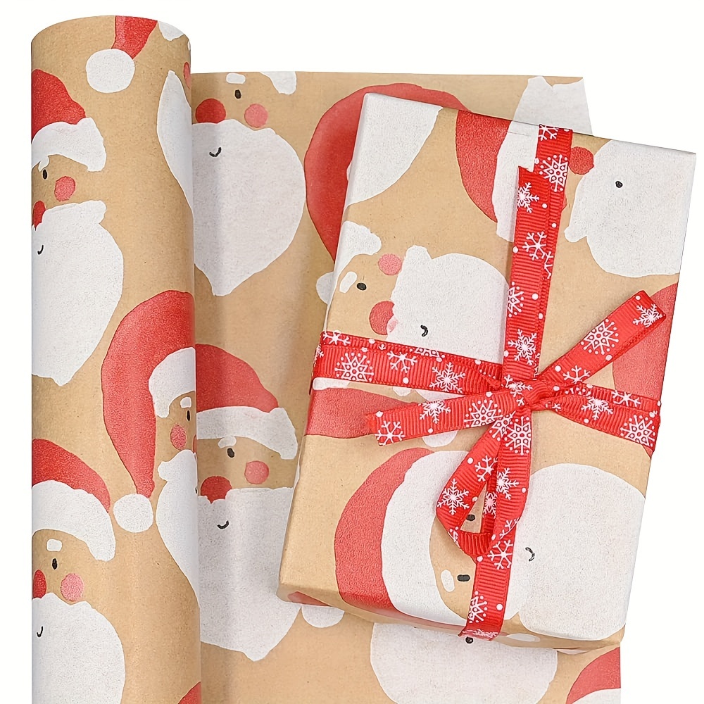 Santa Express Christmas Gift Wrap Christmas Wrapping Paper Holiday Wrap Fun Wrapping  Paper Gift Wrap Rolls Heavy Duty Paper 