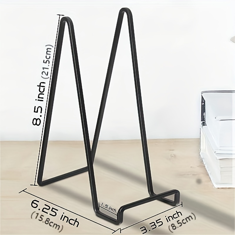 Plate Stands For Display, Slivery Iron Easel Plate Holder Display Stands  Metal Frame Holder Stands For Picture Frames, Book, Decorative Plates And  Art