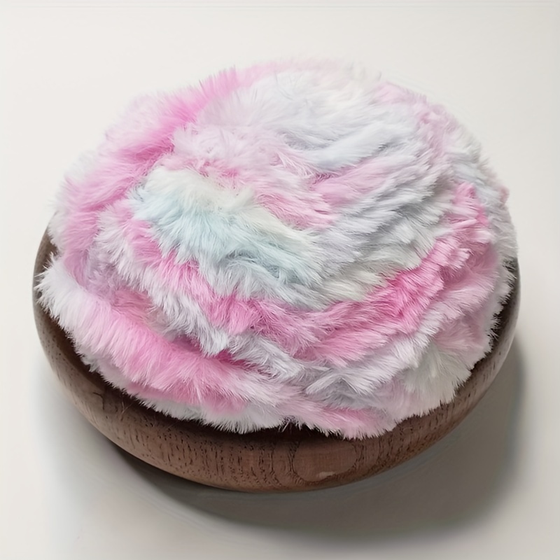 Super Soft Thick Mink Fur Yarn Faux Fur Yarn Eyelash Yarn - Temu