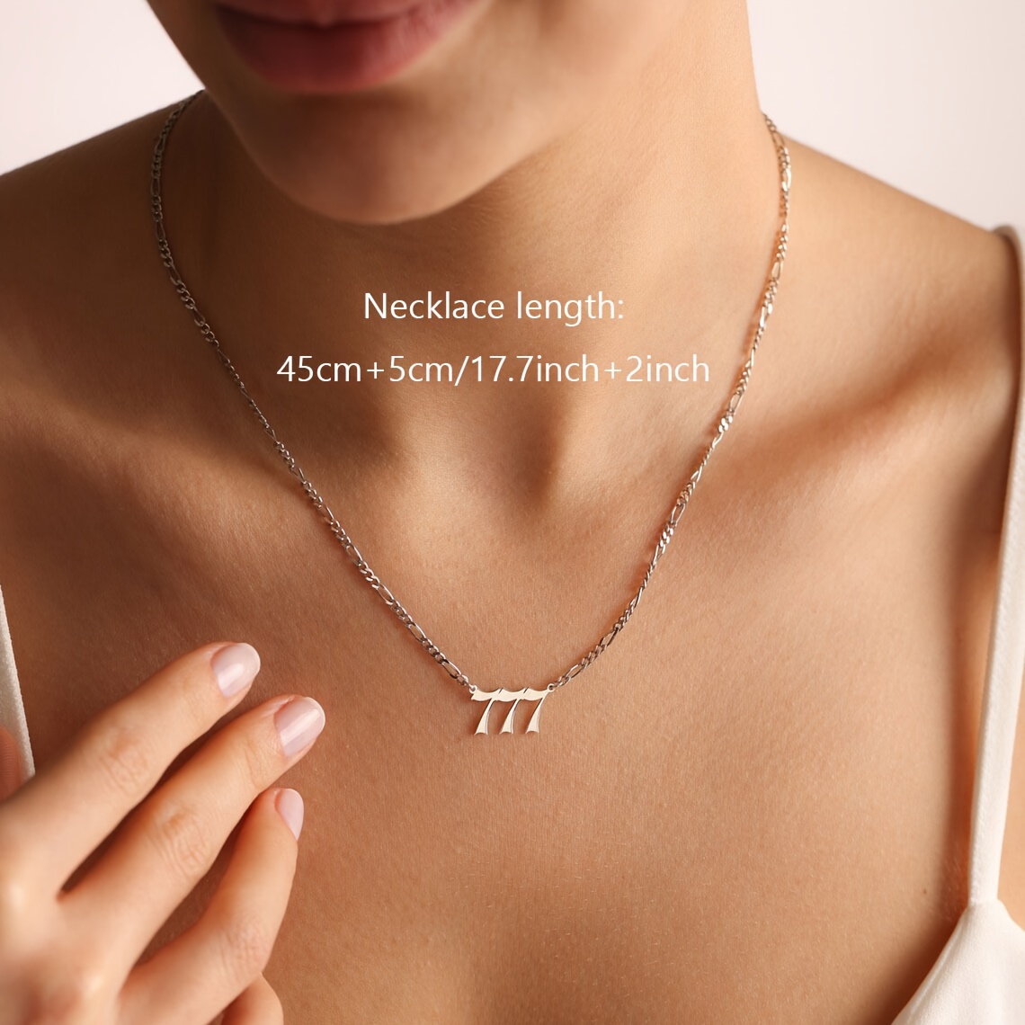 custom angel number necklace personalized digit jewelry Temu