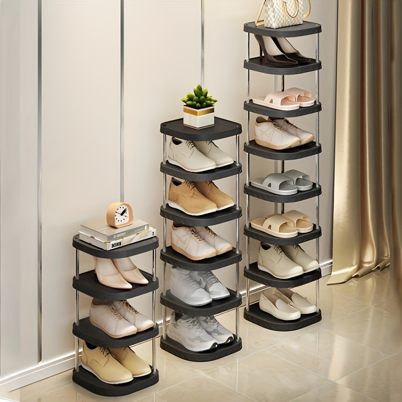 Simple Shoe Rack 6/8 Layers Narrow Version Shoe Cabinet For - Temu