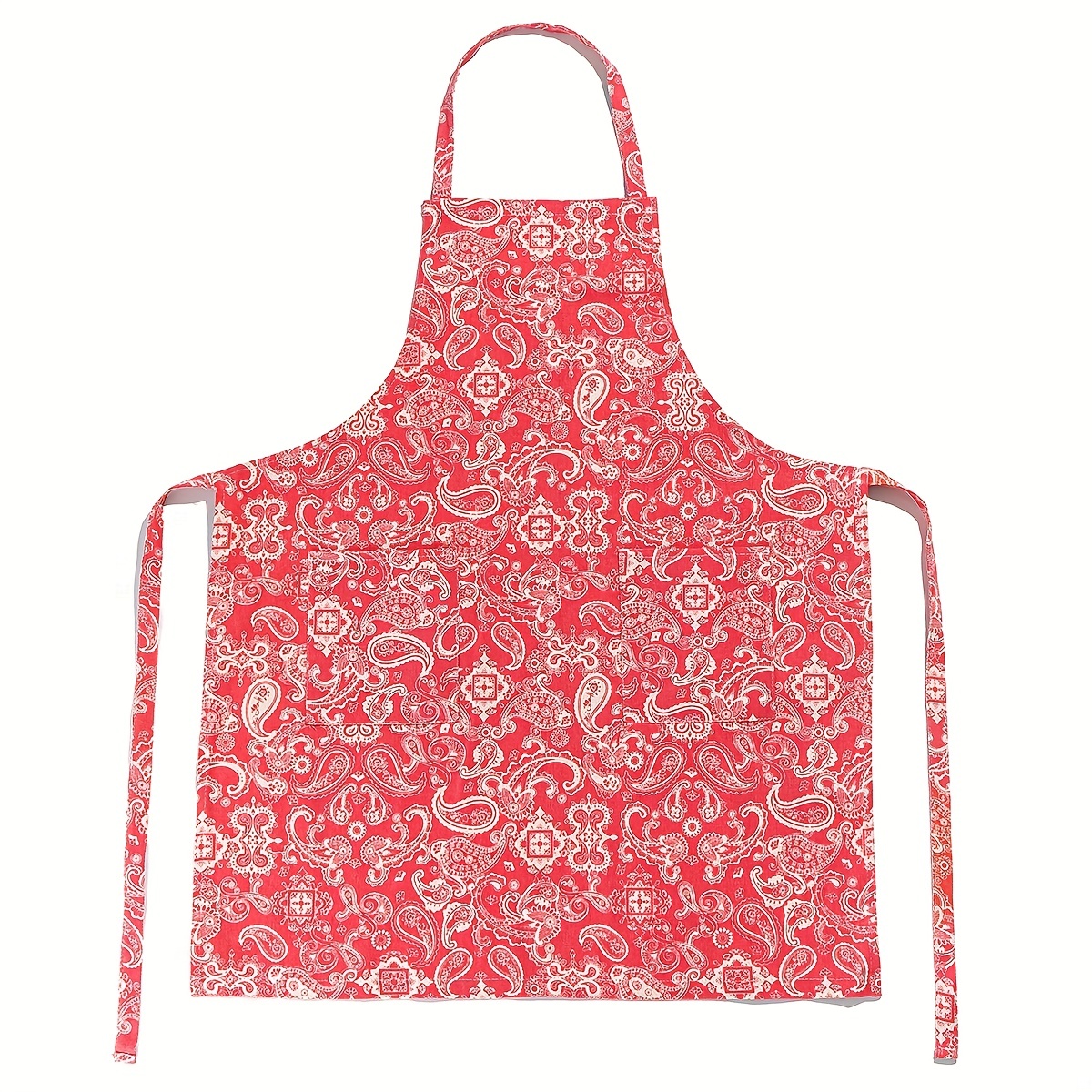 1pc Style Kids' Painting Apron, Color: Pink & Red