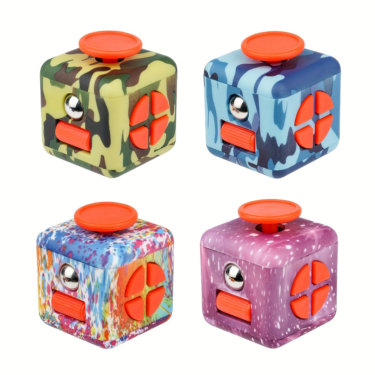 Fidget Cube Anti Stress Cube pour Fidgeters, Anxiété Attention Soulage le  stress pour les enfants et les jouets adultes cadeaux de Noël blanc -  Autres - Achat & prix