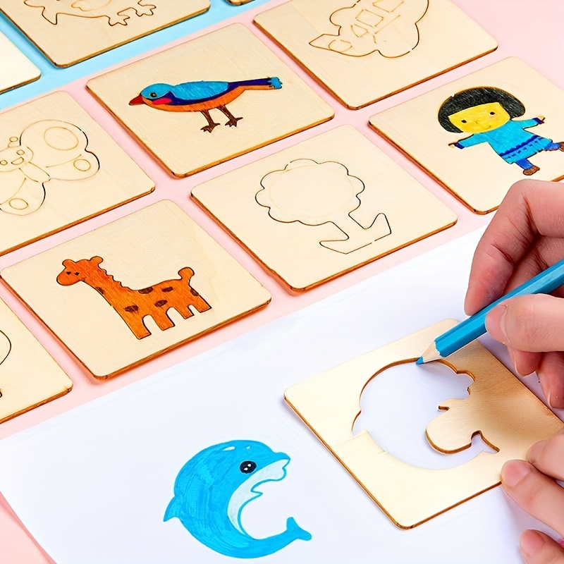 4pcs/6pcs Rotolo Pittura Disegno E Colorazione Bambini Carta