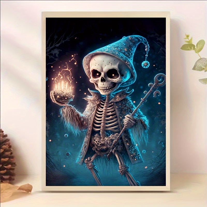 1 juego de pintura de diamante para manualidades calavera - Temu