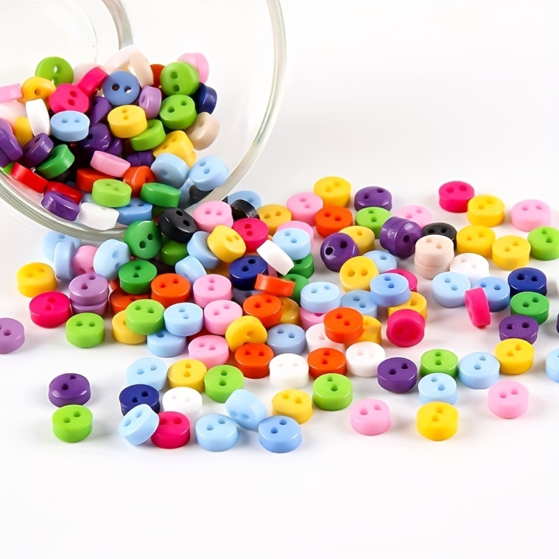 5-7mm Mini Buttons Resin Button For Doll Clothes Button Handmade