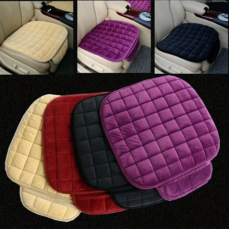 Car Seat Cover Winter Warm Seat Cushion Anti Slip Universal - Temu