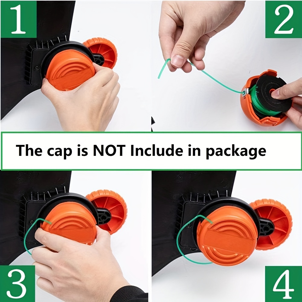  Trimmer Cap Covers Accessories for Black Decker SF-080 GH3000  LST540 Weed Eater 90583594 (2 Pack) : Patio, Lawn & Garden