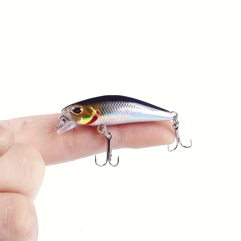 New 5 Pcs Mini Fishing Lures Crankbait Realistic Fishing Hard