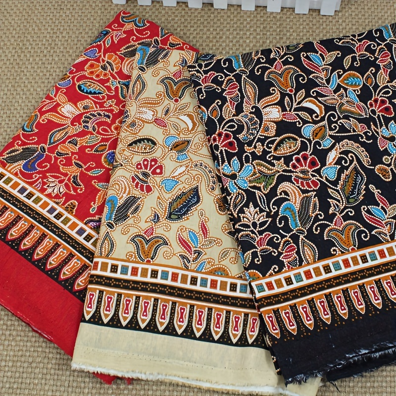 Tela teñida de hilo de estilo étnico bohemio, telas de tapicería Vintage  Boho, accesorios de decoración