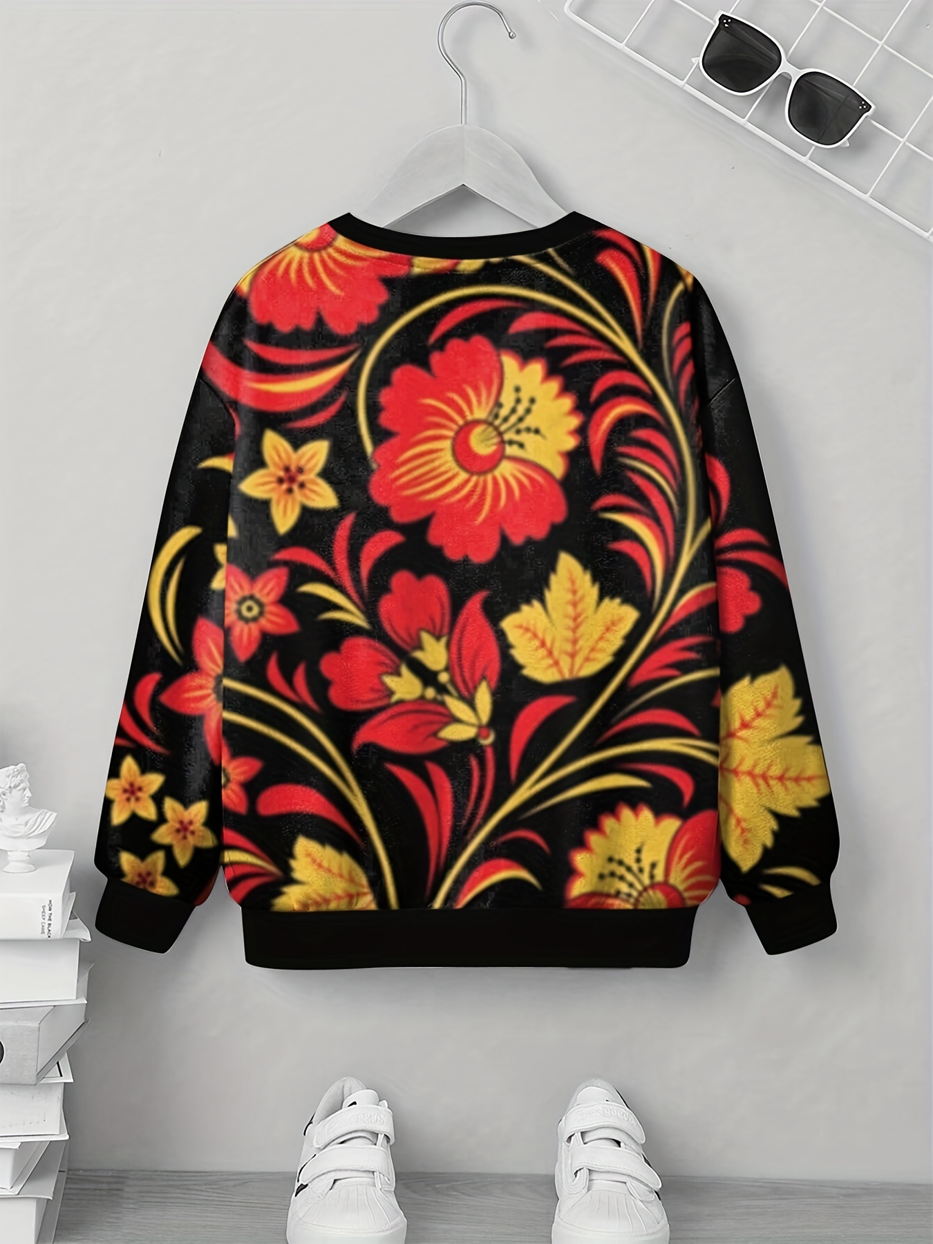 Vintage discount floral sweatshirt