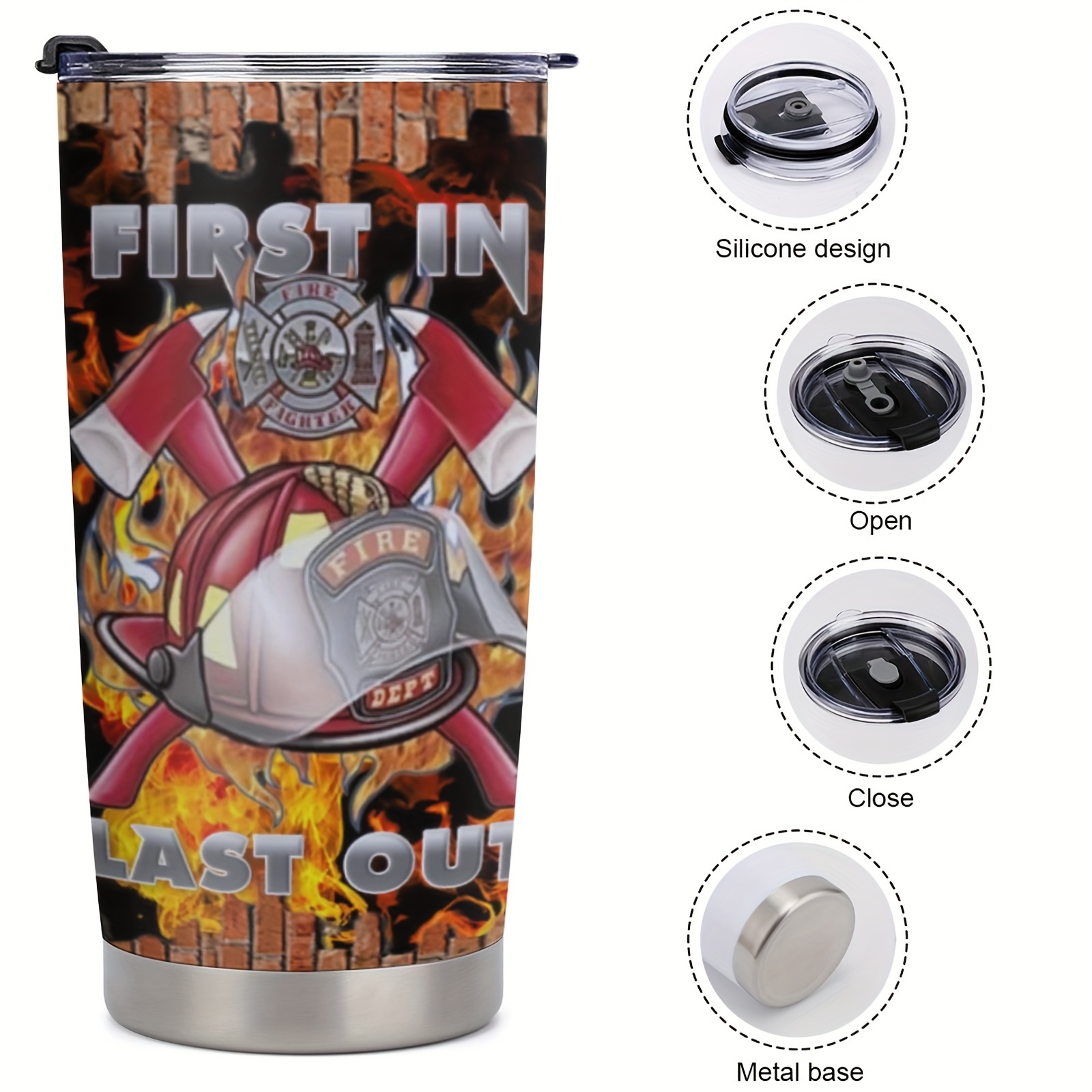 Firefighter Tumbler - Tumblers for Men