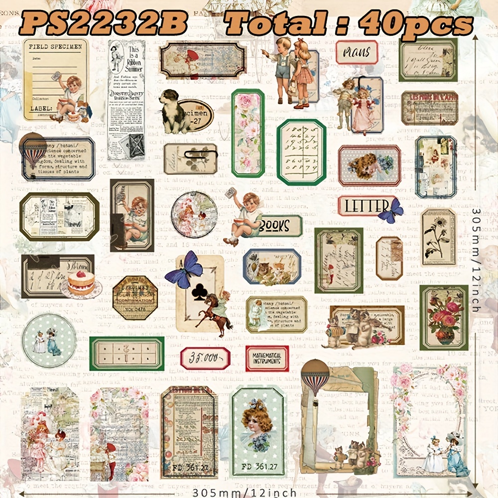 Journal Vintage Decoration Sticker Atlas Musicians - Anandha Stationery  Stores