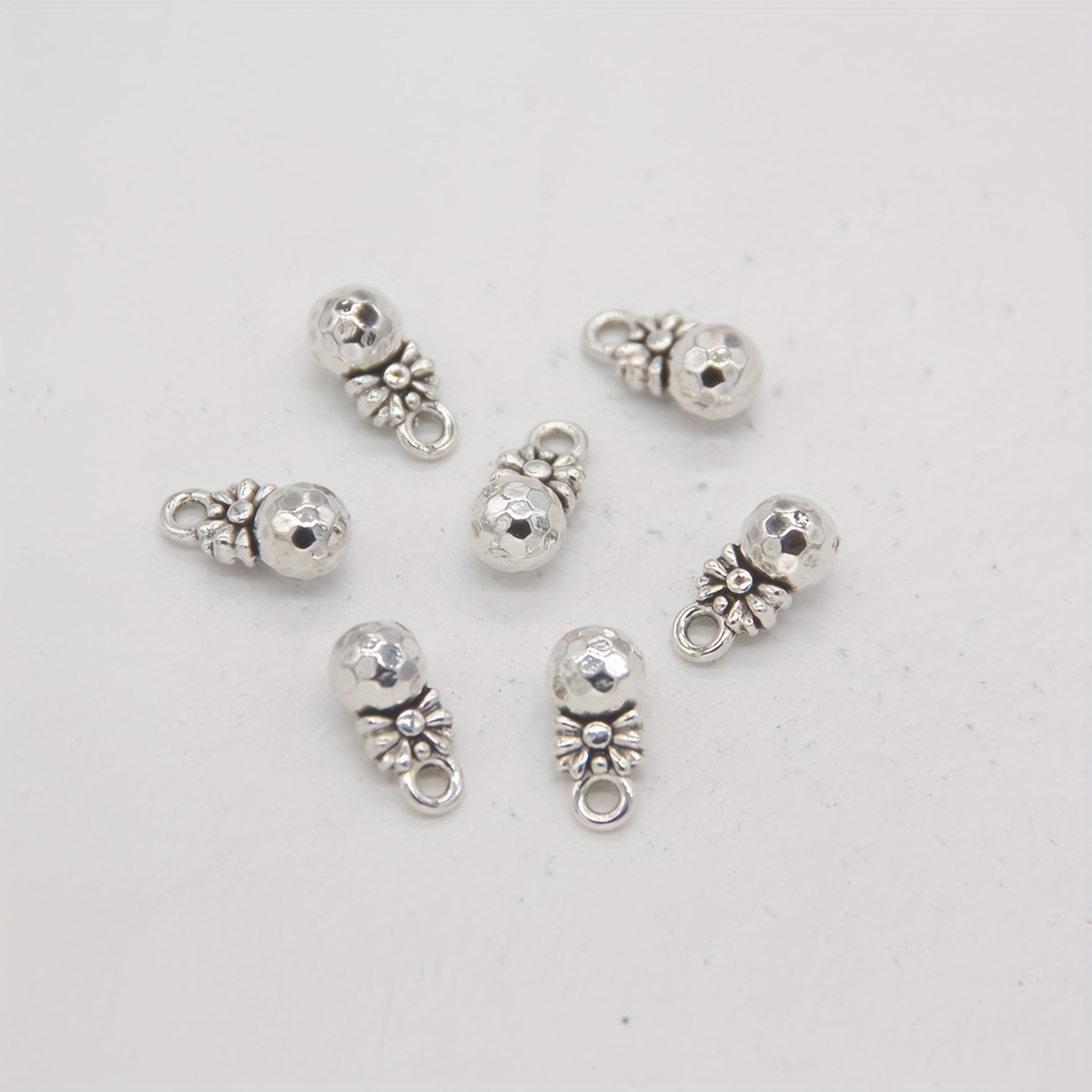 10pcs Zinc Alloy Ancient Silver Small Berry Pendant Fruit Charms For DIY  Necklace Bracelet Jewelry Making Accessories 14x7mm