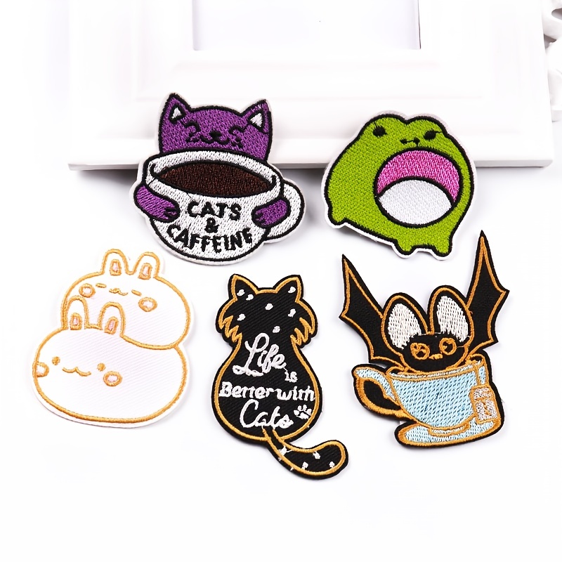 Cute Animal Embroidery Patches For Clothing And - Temu