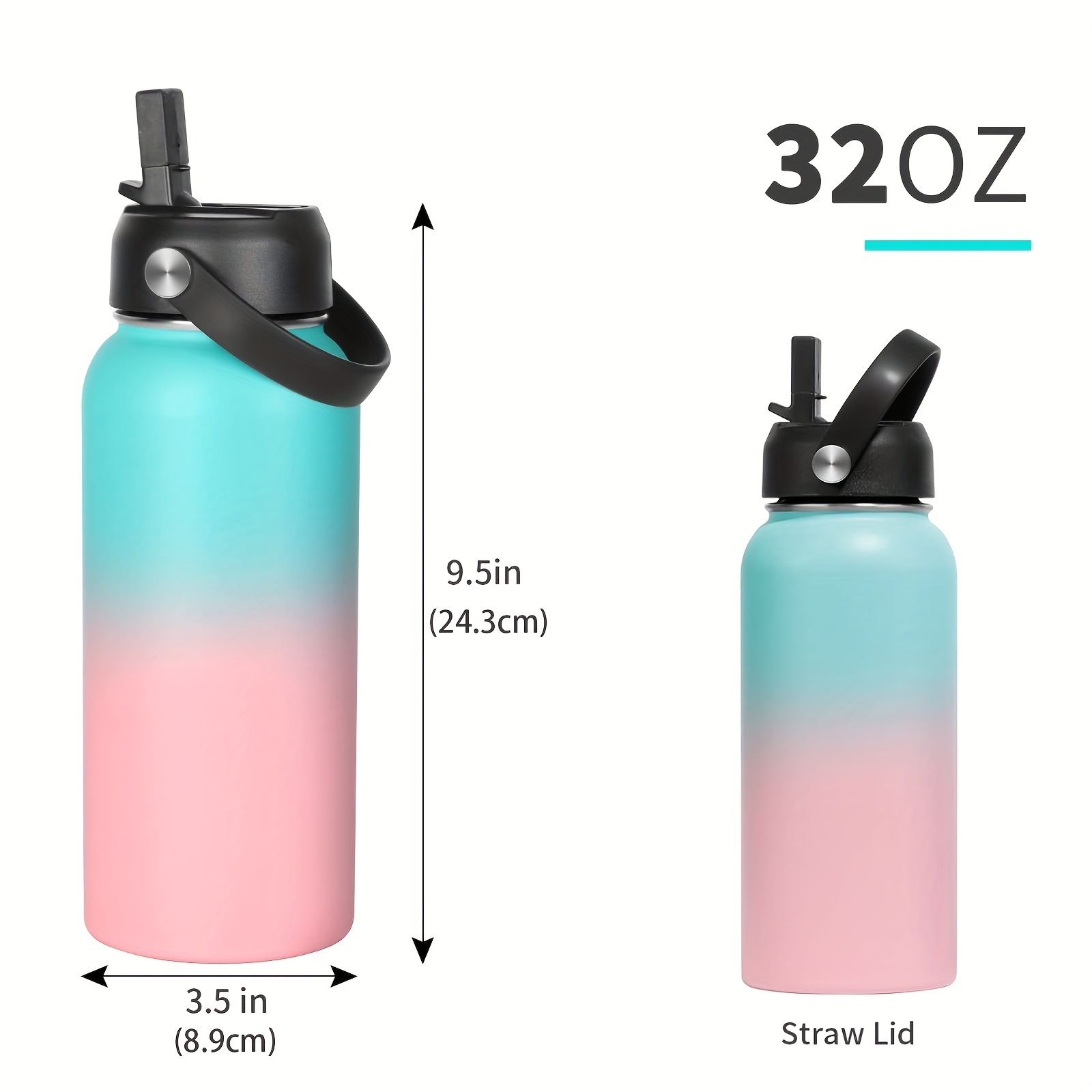 Double Wall Vacuum Bottle - 32oz