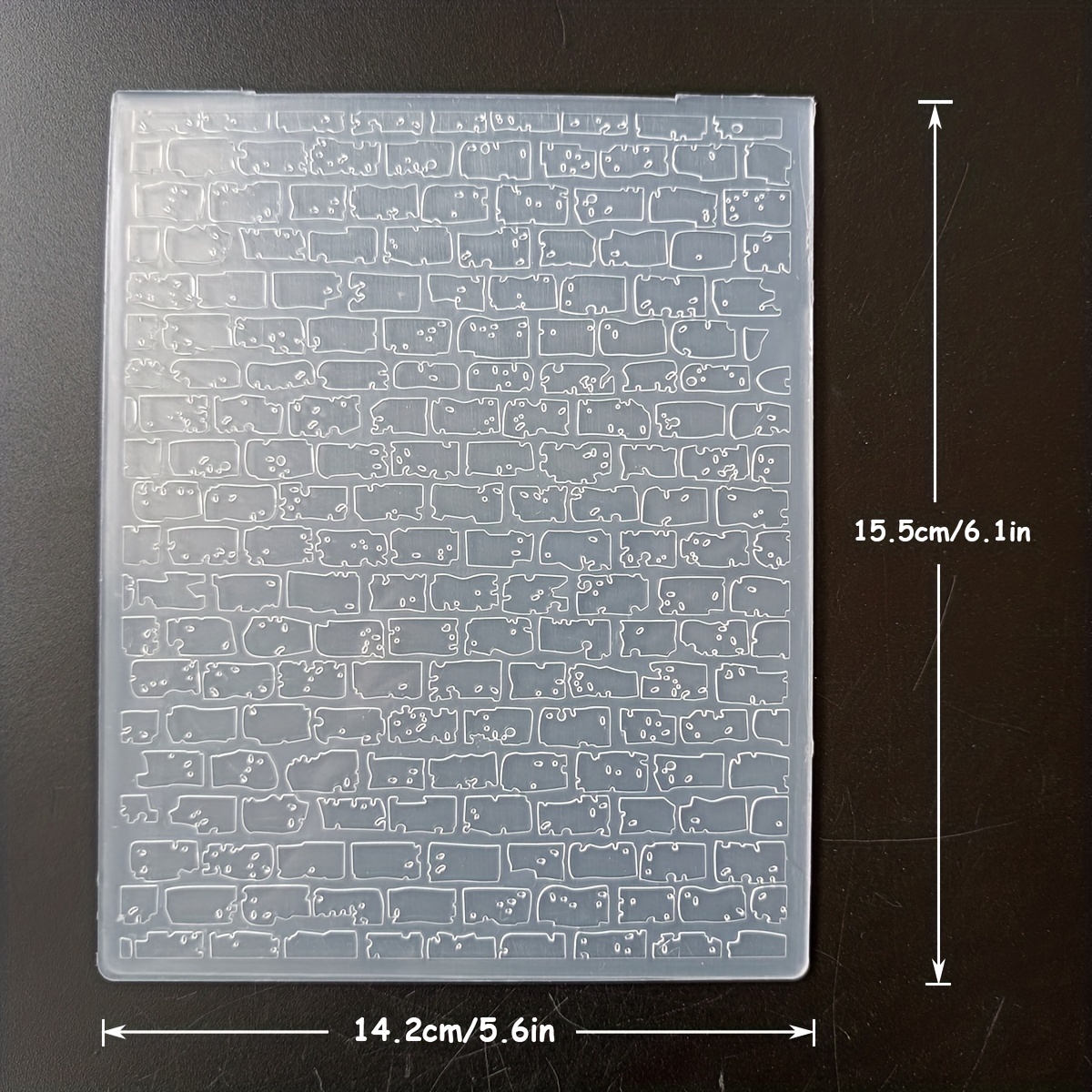 Wall Tiles/bricks Embossed Folder Plastic Embossing Folders - Temu