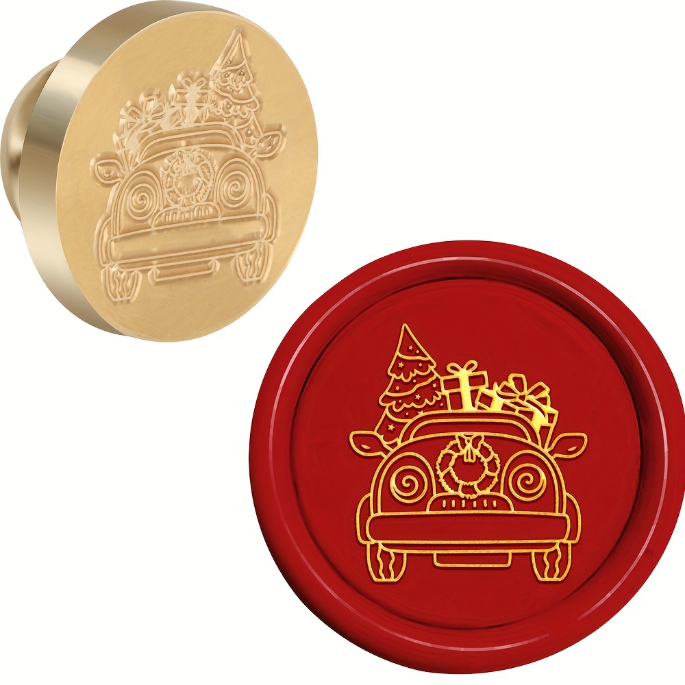 Cooper Handle Brass Heads Custom Logo Wax Seal Stamp for Gift