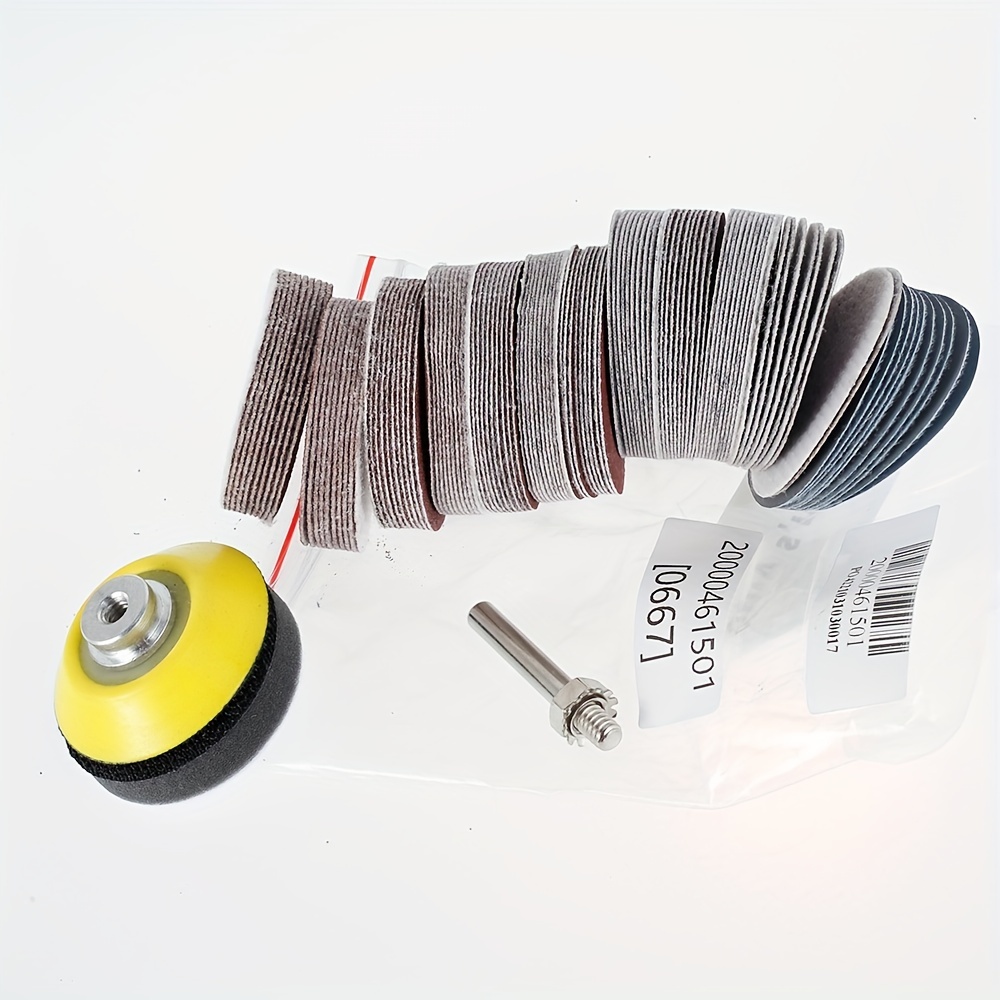 120 pièces disque de ponçage 50mm alumine tampons de ponçage - Temu Belgium