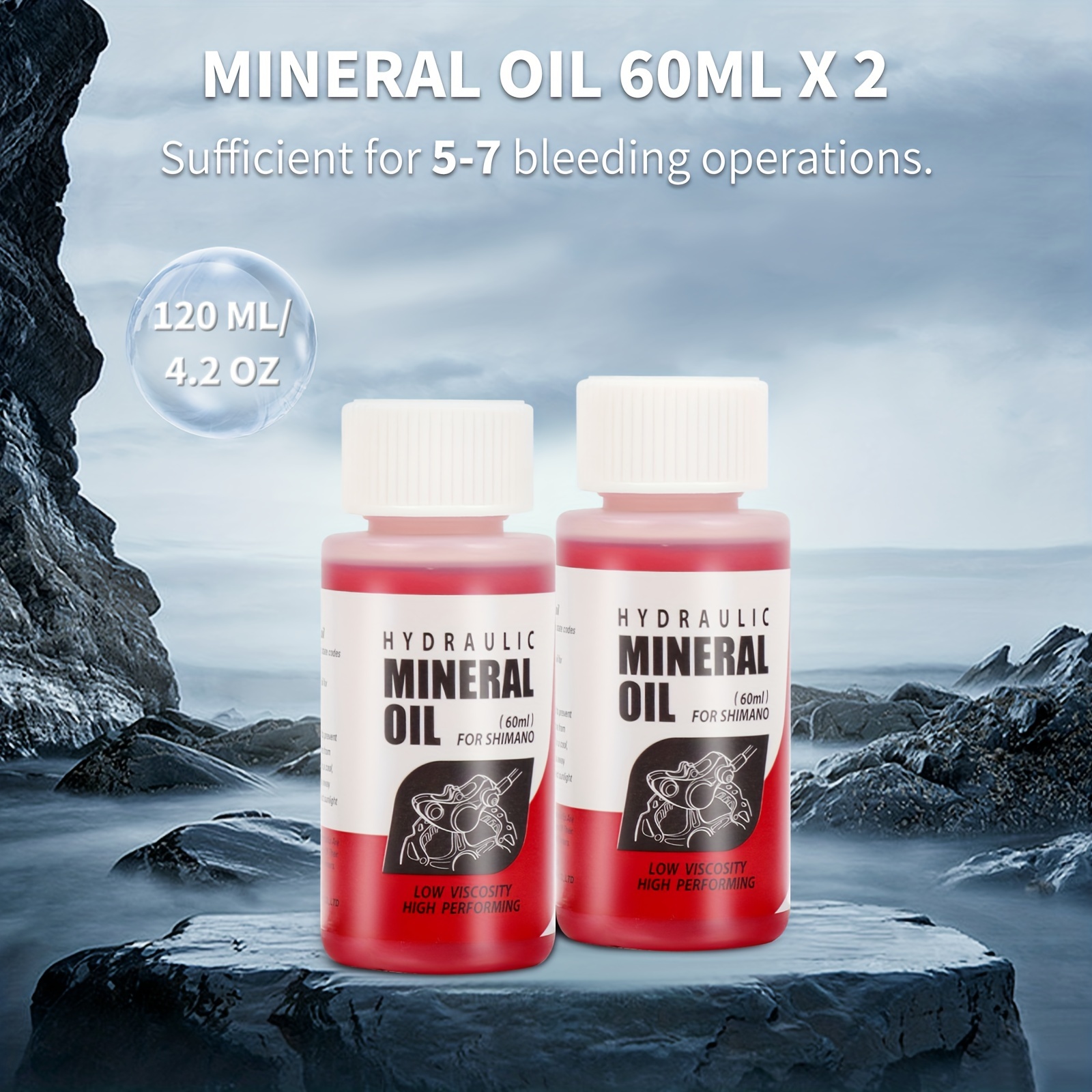 Aceite Mineral Shimano 60 Ml Para Freno Hidraulico