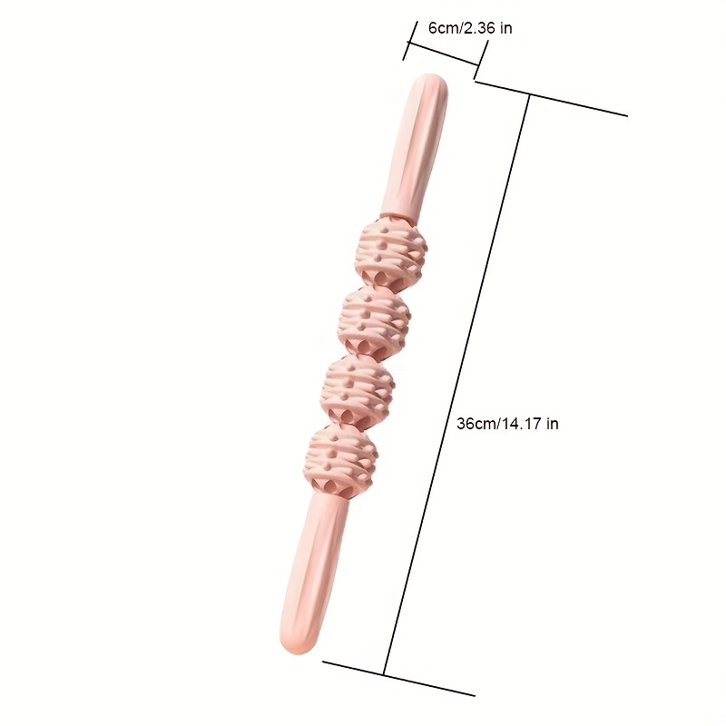 4 Wheel Yoga Muscle Massage Roller for Relaxation & Workout