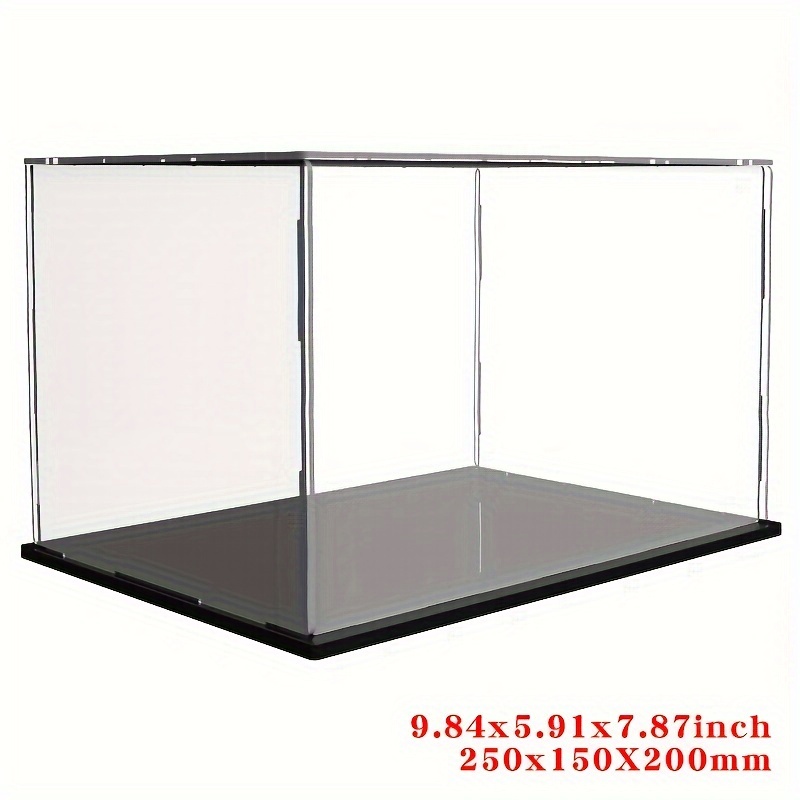 Display Case For Collectibles Assemble Clear Acrylic Box - Temu