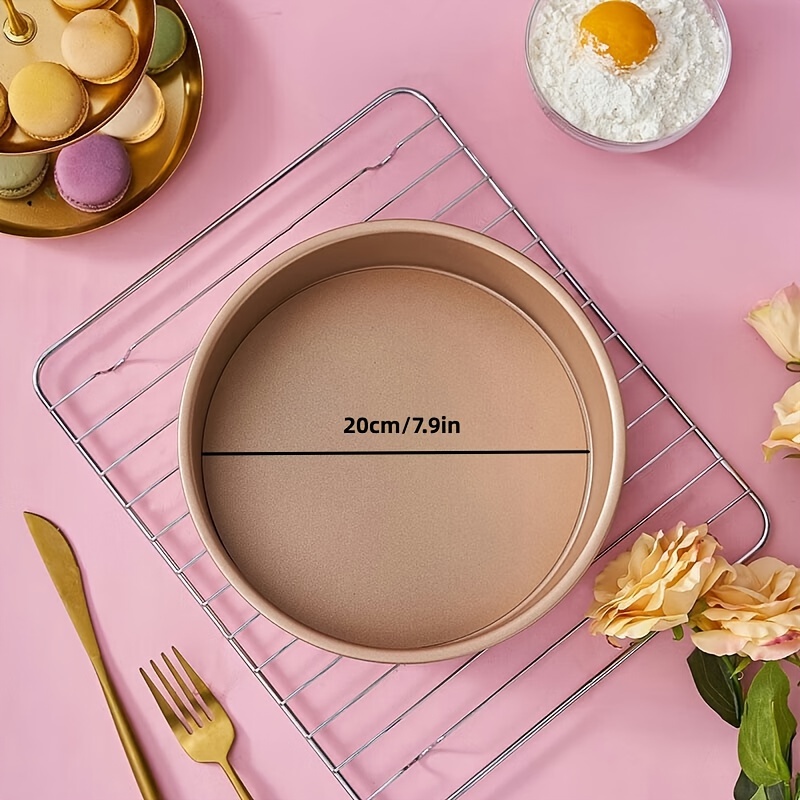 1pc Cake Pan Cheesecake Pan With Removable Bottom Round Cake Pans Baking  Tools Kitchen Utensils, Shop On Temu And start Saving