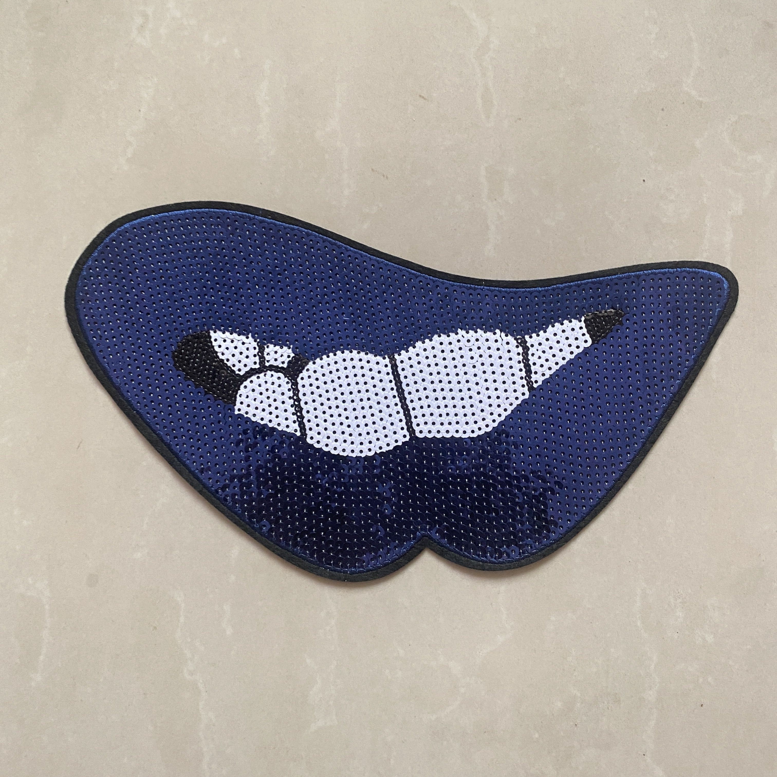 Large Lips Patches Iron Patches Sew Clothing Glitter Sequin - Temu