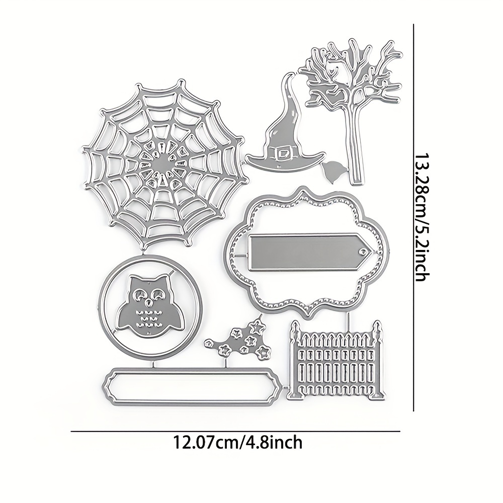 Halloween Frightfully Cute Stamp And Cutting Dies Set For - Temu