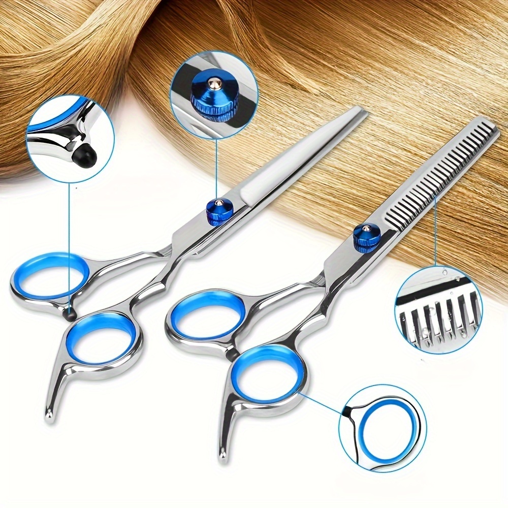 2pcs/3pcs Hairdressing Scissors, Hair Cutting Scsissors, Hair Thinning  Shears, Hair Styling Comb, Hairdresser Scissors Styling Tools