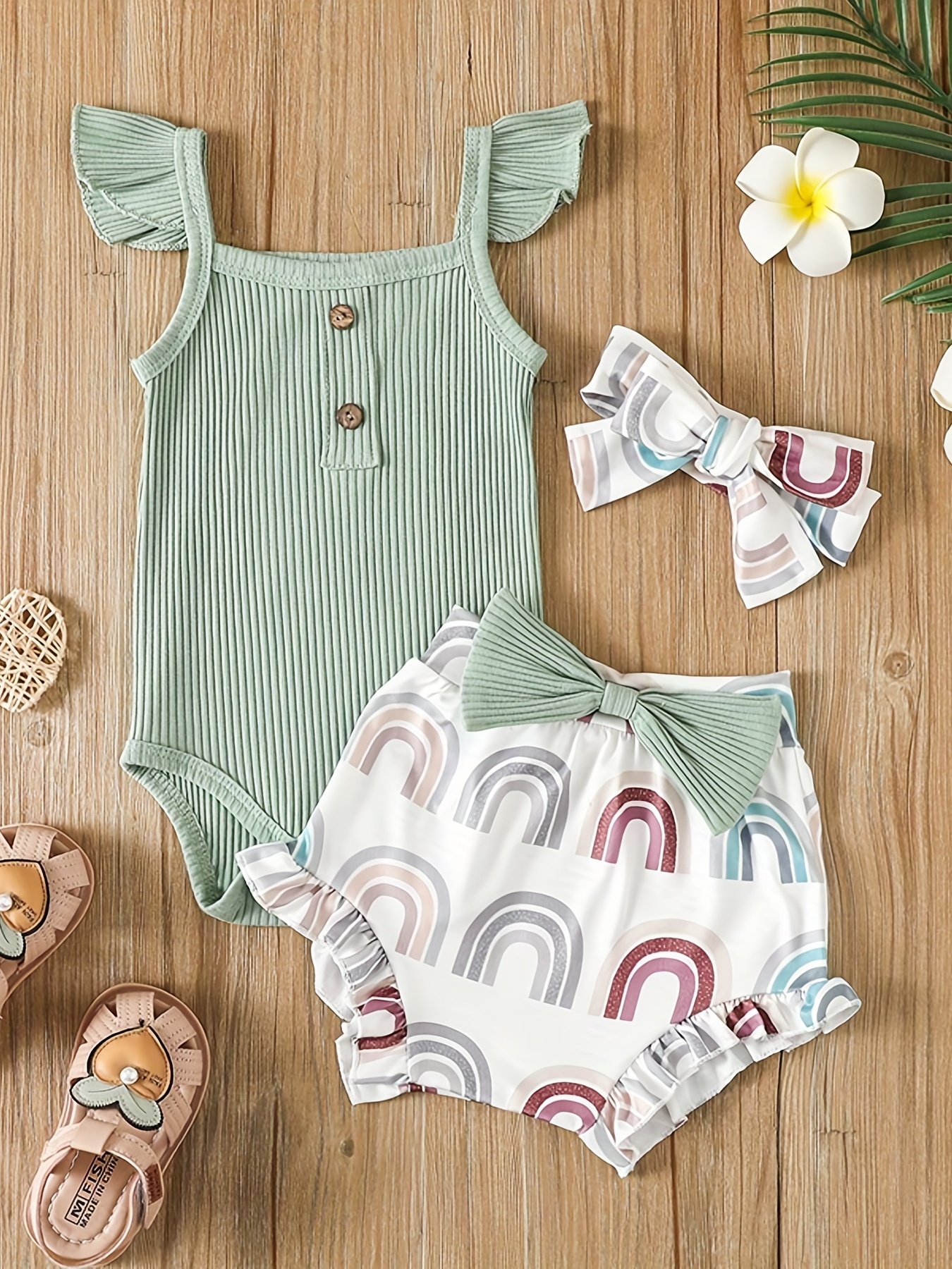 Baby Girl Summer Clothes - Temu