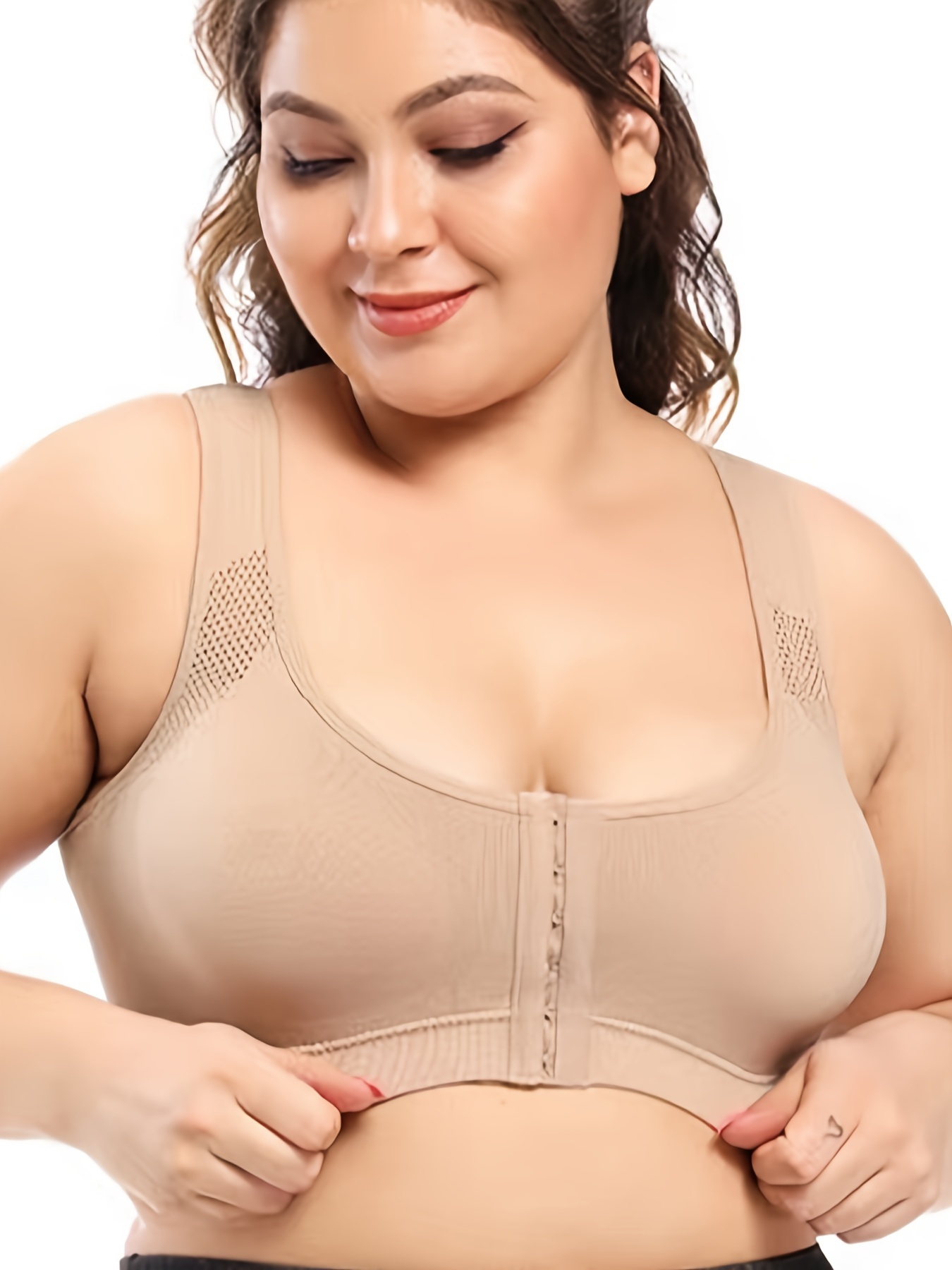 Plus Size Bras for Womens Breathable Push Up Underwear Sports Bras