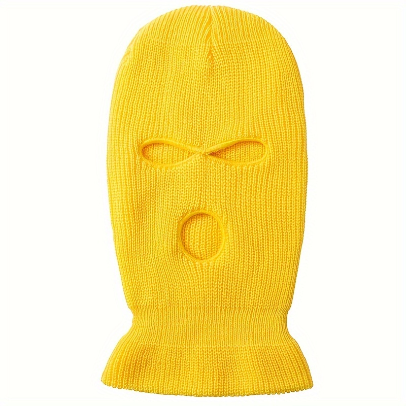 Maschera da sci a 3 fori con copri viso in maglia cappello Winter Balaclava  - Cina Maschera da sci e cappello copriviso prezzo