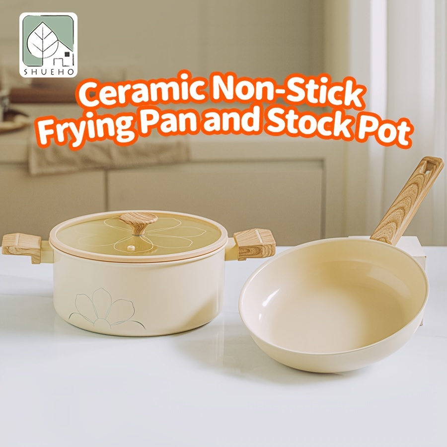 Nonstick Cookware Sets Pots And Pans Set With Wood Handles - Temu Austria