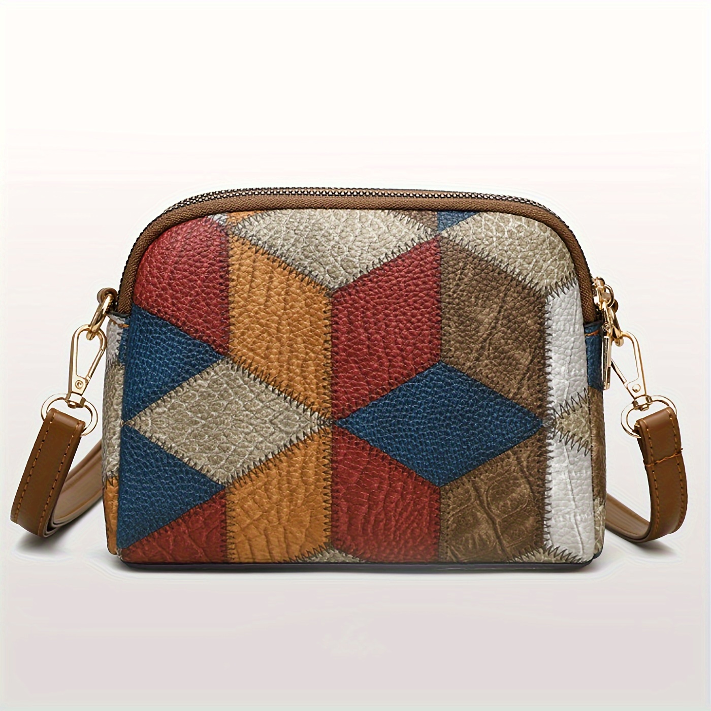 Jet set medium discount patchwork leather crossbody bag