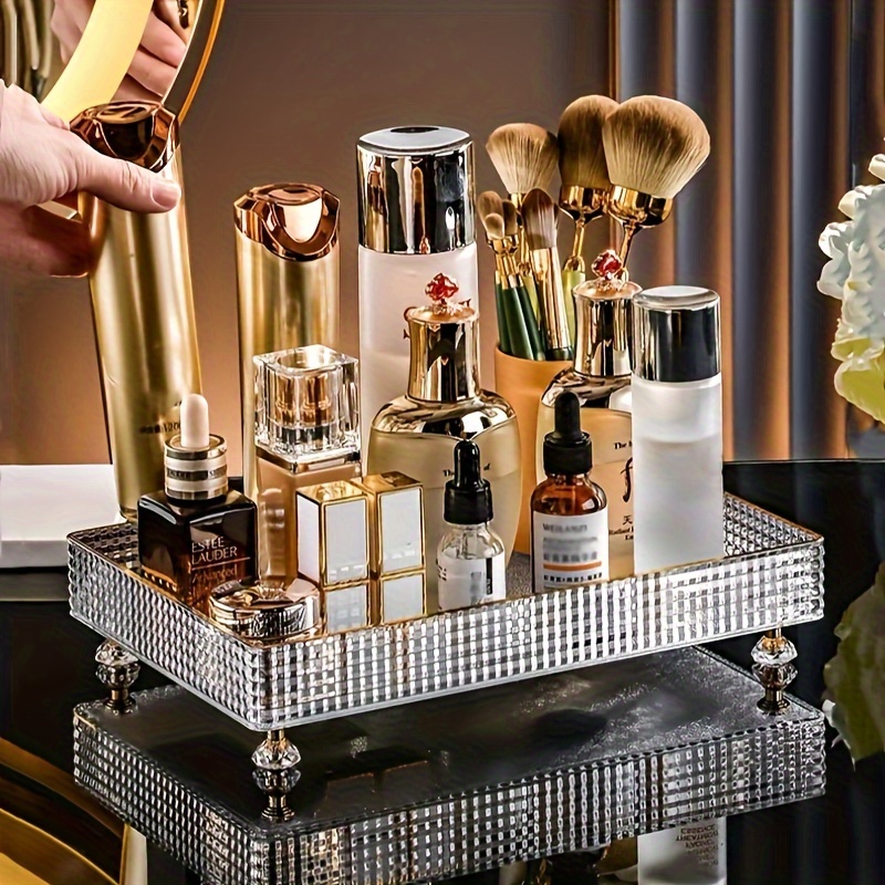 Acrylic Display Stand Transparent Perfume Organizer Bland - Temu