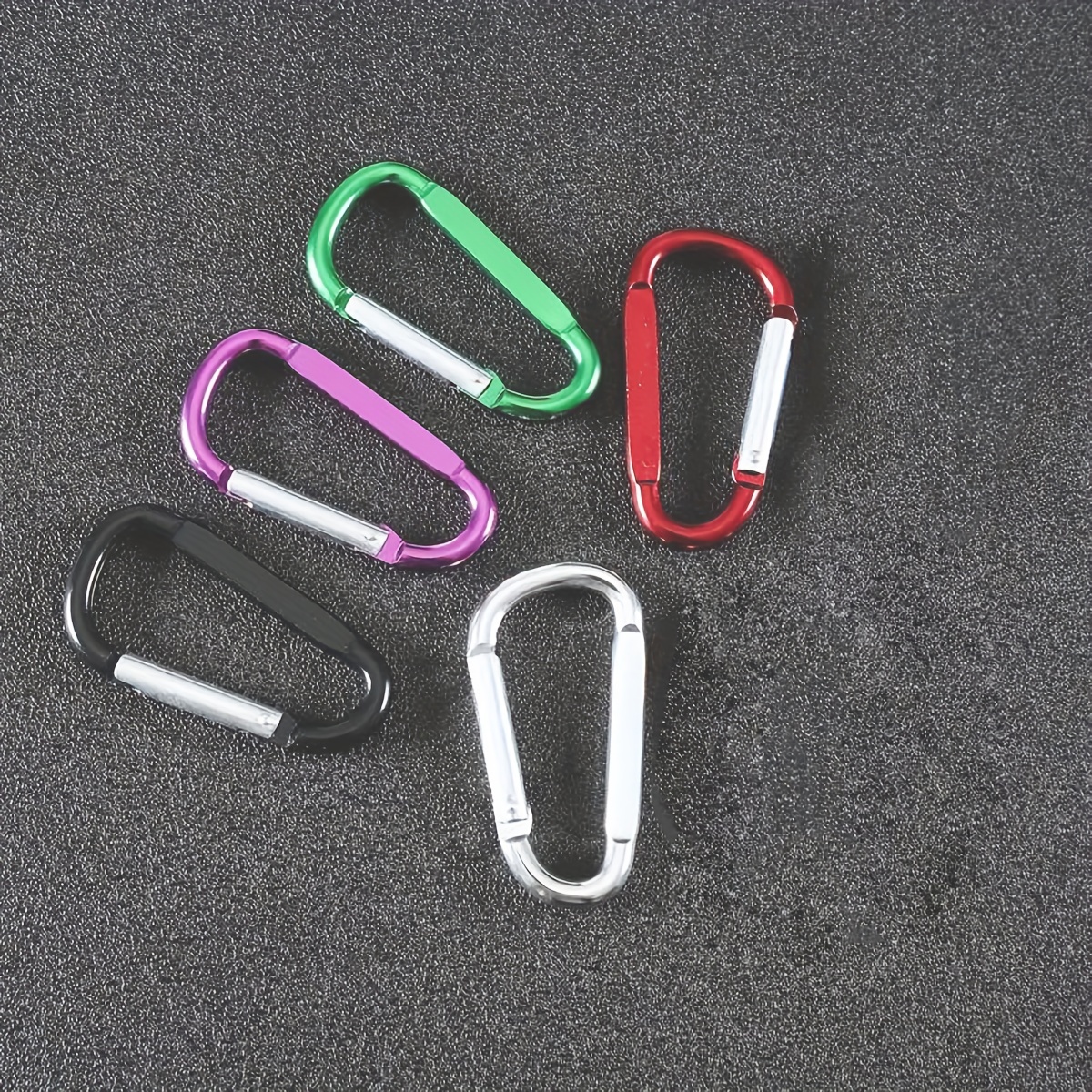 5pcs Large Key Carabiner Clips Heavy Duty Carabiners 3 Large Aluminum D  Ring Keychain Snap Hooks Keychain Bag Hook Holder - Sports & Outdoors -  Temu Canada