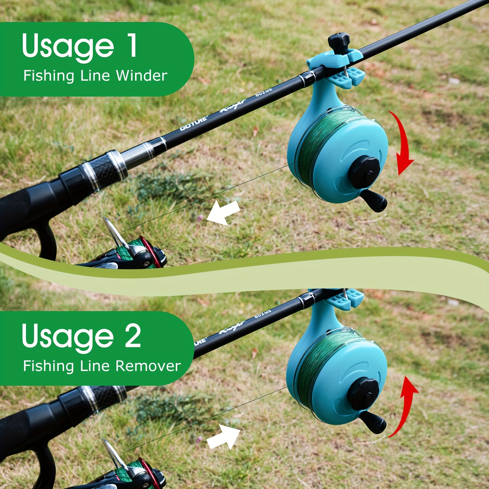 Adjustable Fishing Line Winder Portable Fishing Line Remover