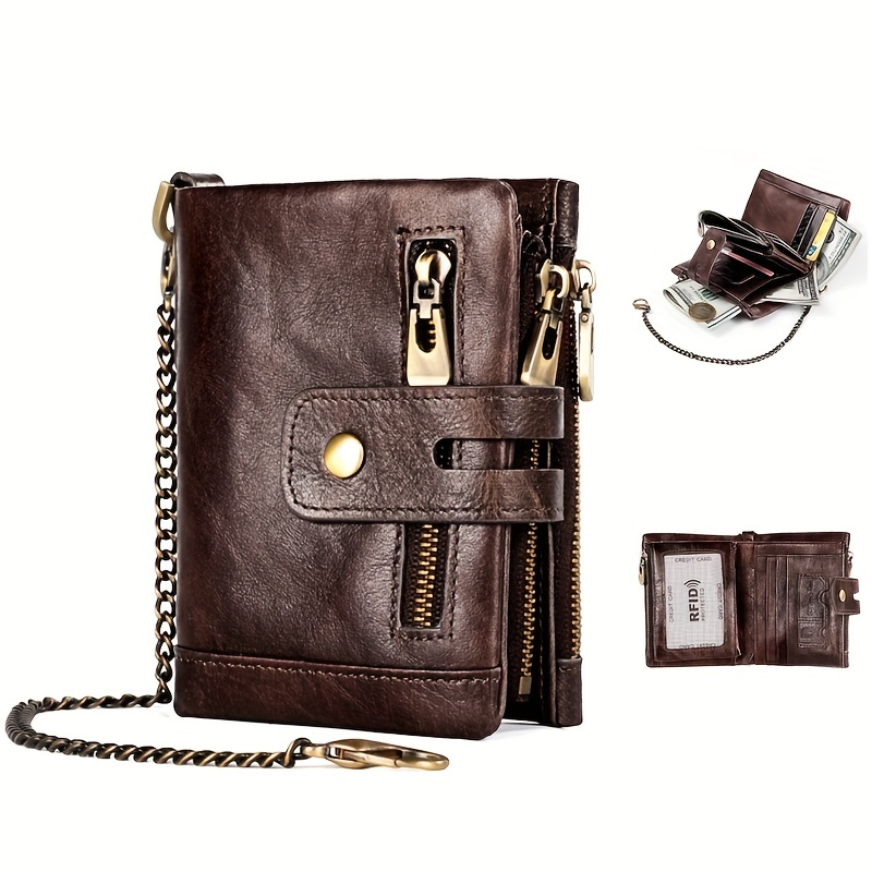 BULLCAPTAIN Genuine Leather men Wallet Brand Designer Business Wallet for  Male Multi-function purse Rfid Card Package wallet - AliExpress