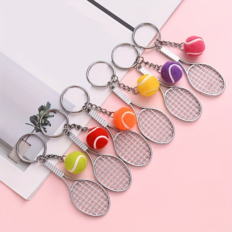 Portachiavi Tennis Mini Attrezzature Sportive Souvenirs Lega