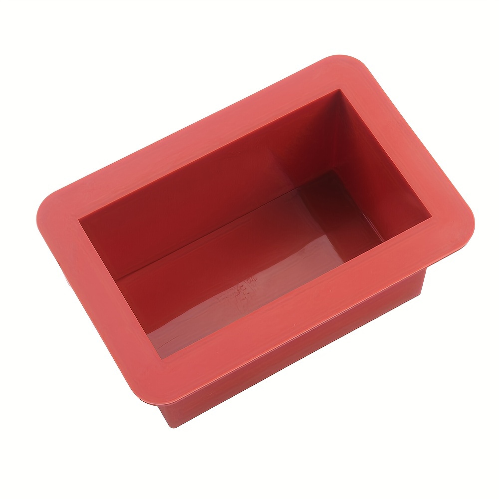 TEMU Moule Carré en Silicone Premium pour Savons Main, Bougies & Artisanats - Outil de Coulée de Résine Épaissi DIY