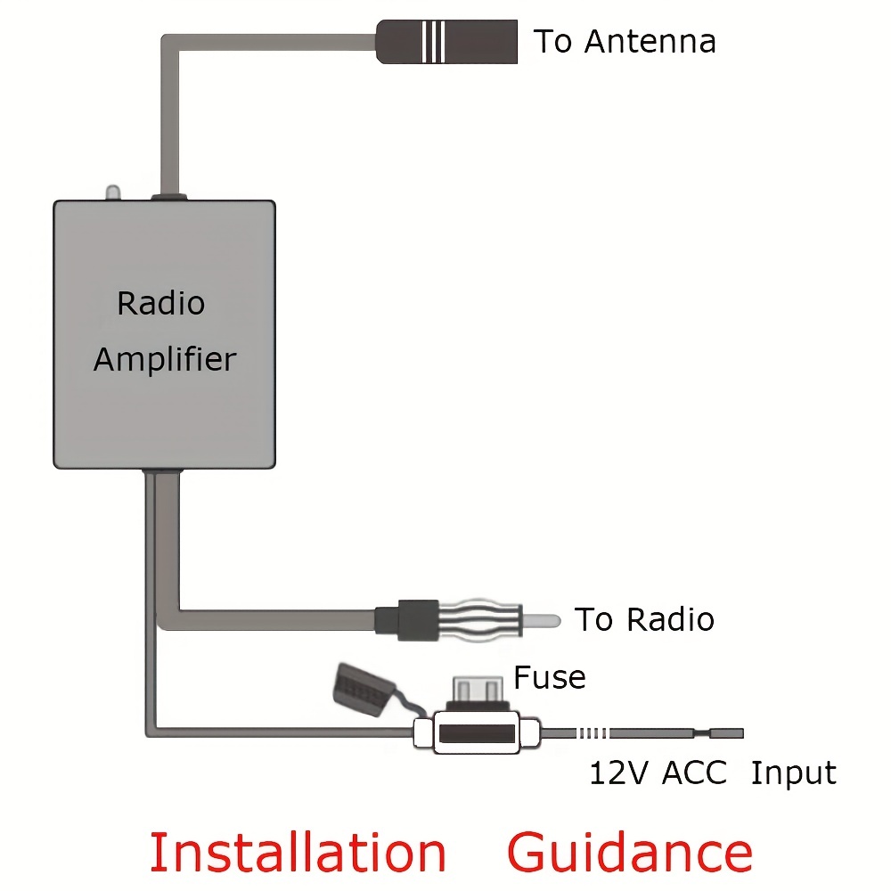 Amplificateur de signal radio de voiture, AM FM DAB +, 3 en 1, ANT