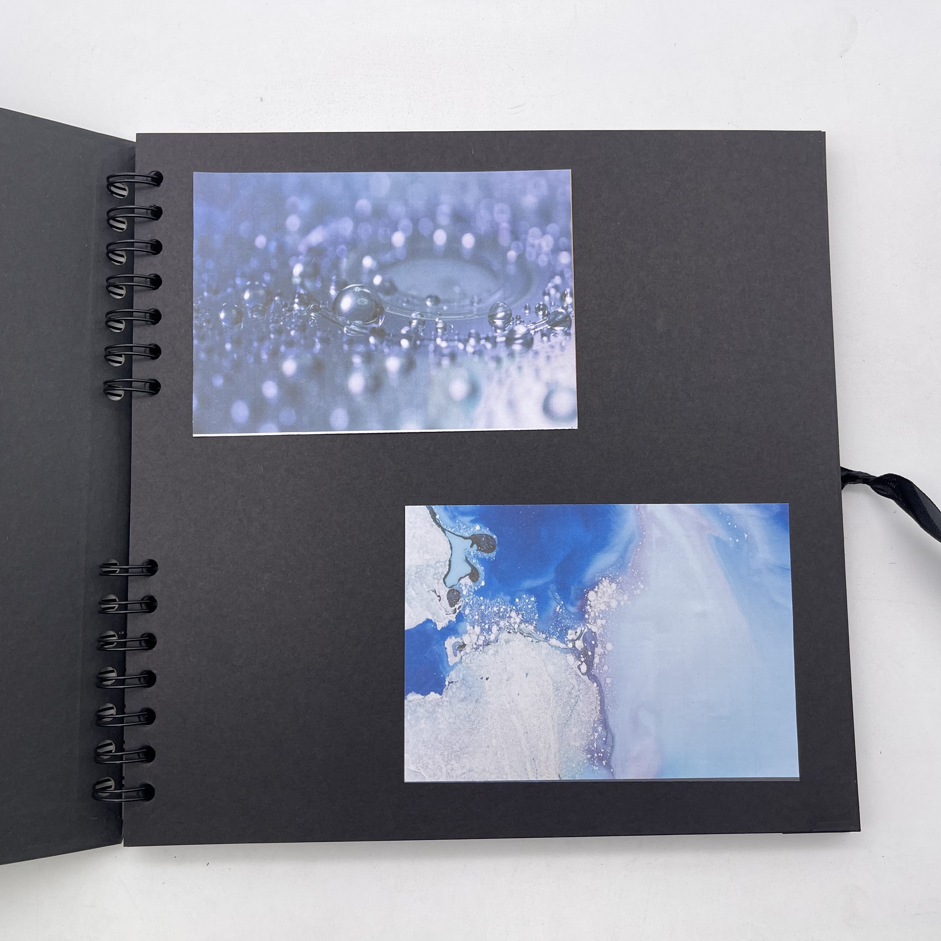 Scrapbook Photo Album - 8 x 8 inch, 60 Pages, Kraft Paper, Ribbon, Corner  Protectors, Suitable for Travel, Graduation, Memories