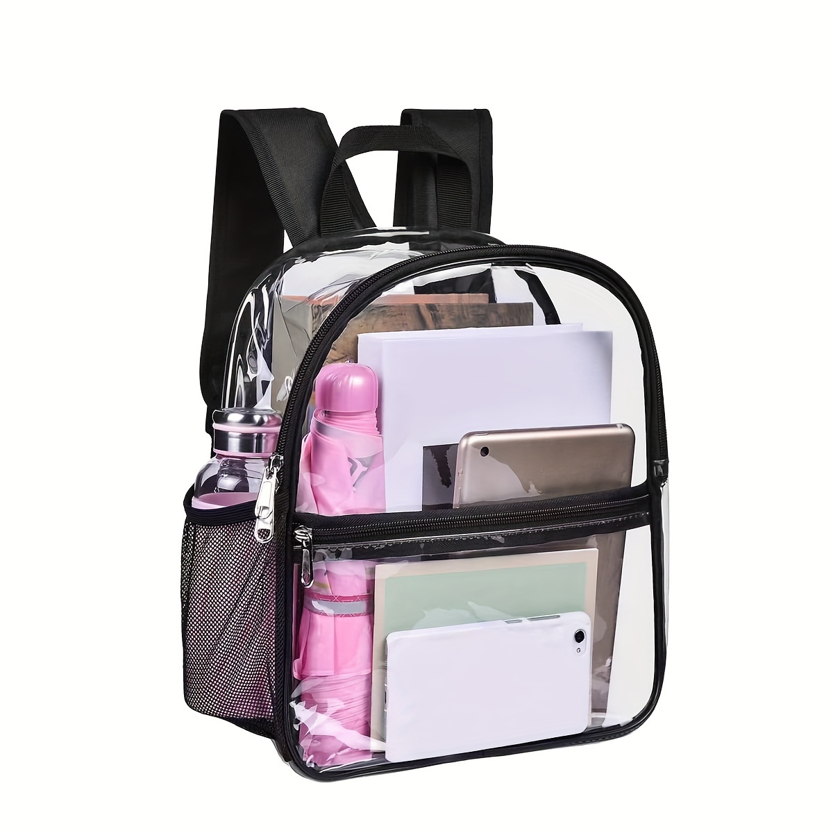 1pc Mochila Transparente Impermeable Pvc Bolsa - Temu Chile