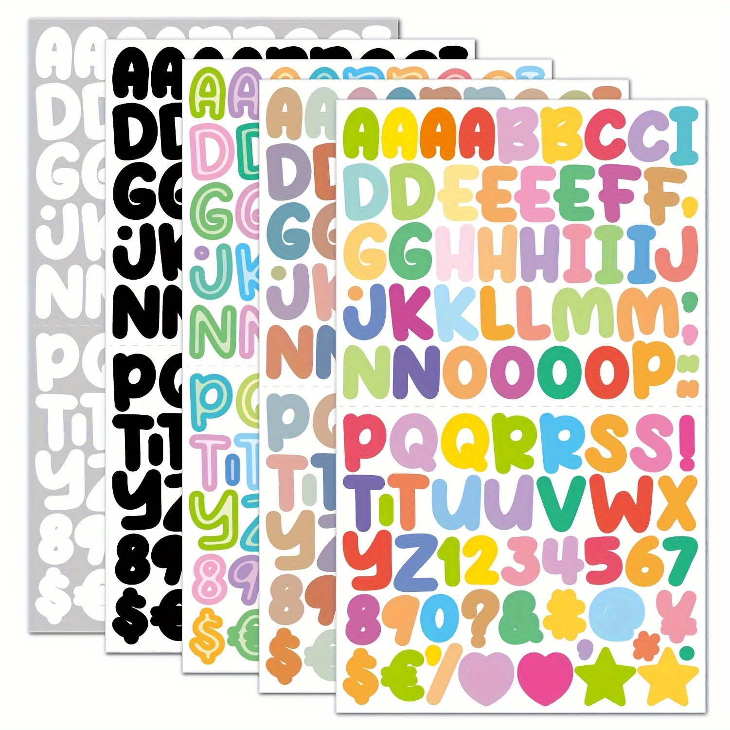 10/50PCS Alphabet Lore Stickers Kawaii Cute Cartoon Decals DIY Skateboard  Notebook Luggage Fridge Bike Car Sticker Toys