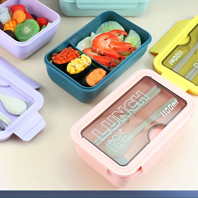 Lunch Box, Wheat Straw Dinnerware Food Storage Container, Portable Bento Box,  For Teenagers And Workers At School, Canteen, Back School, For Camping  Picnic And Beach, Home Kitchen Supplies - Temu