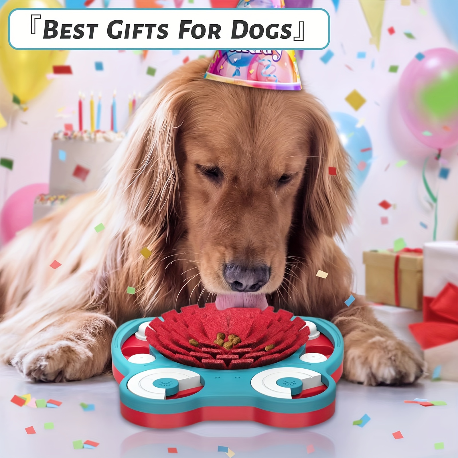 Dog Puzzle Toys Dogs Food Puzzle Slow Feeder Toys for IQ Training Mental  Enrichment Interactive Dog