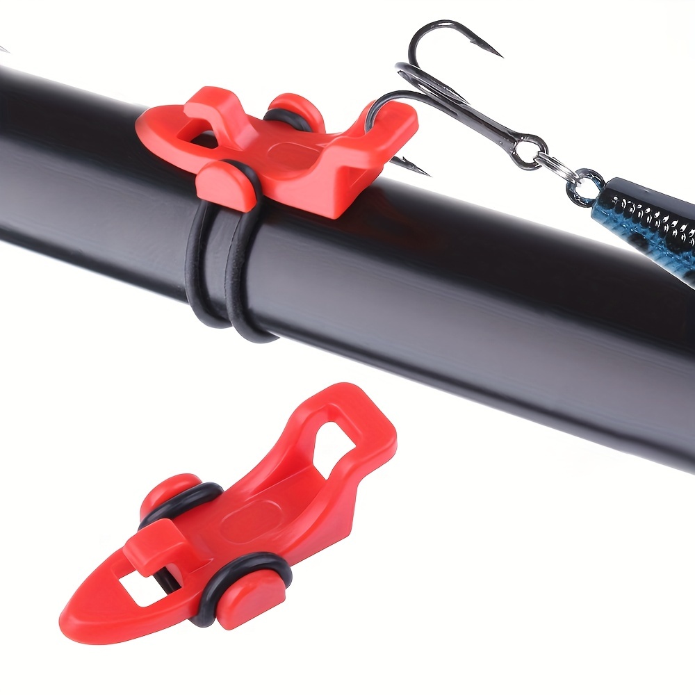3 Rubber Rings Included: Perfect Fishing Hook Keeper Rod - Temu