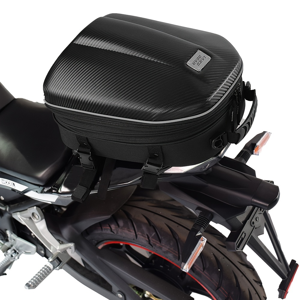 Bolsa Trasera Impermeable Motocicleta Bolsa Multifunción - Temu